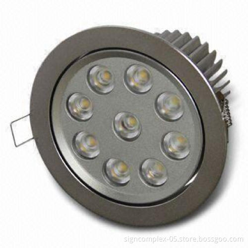 LED Downlight with 16W Power and 100 to 240V AC Working Voltage, No UV or IR Radiation